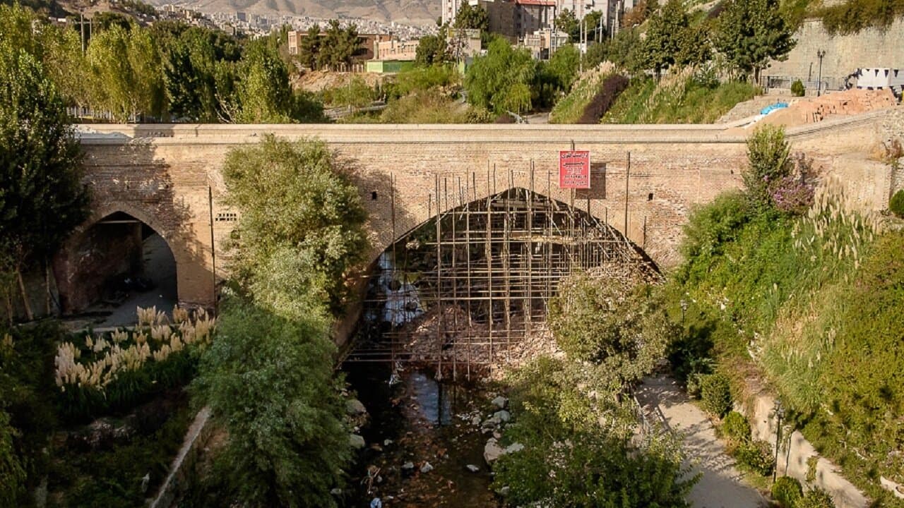 تصویر خبر: پایان عملیات مرمت و بازسازی پل تاریخی خاتون در البرز
