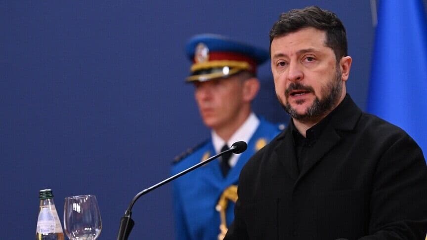 تصویر خبر: زلنسکی: روسیه با ۲۱ موشک بالستیک کی‌یف را هدف قرار داد