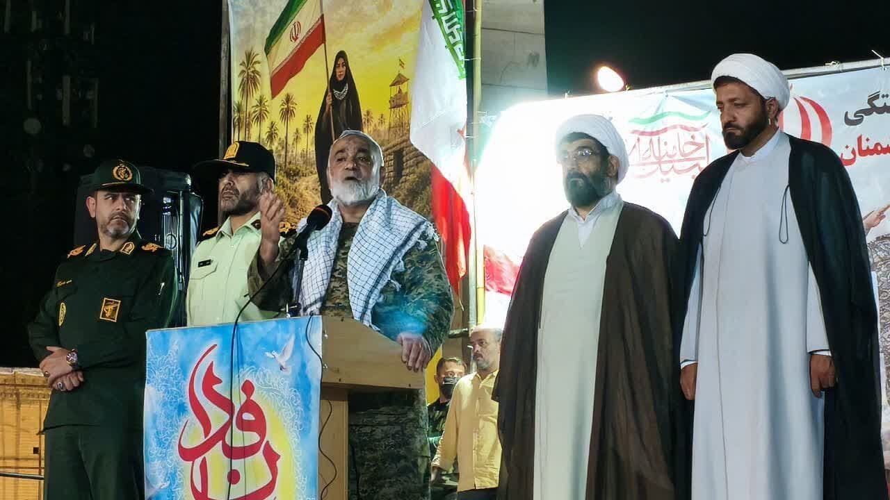 تصویر خبر: سردار نقدی: ملت ایران تا تحقق خون‌خواهی رهبر شهید از پای نخواهد نشست
