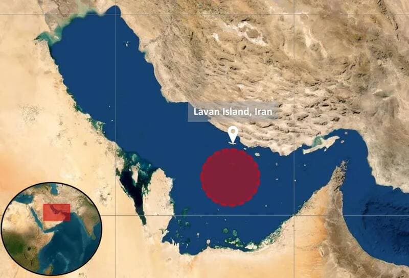تصویر خبر: اصابت پرتابه ناشناس به یک کشتی در جنوب جزیره لاوان ایران