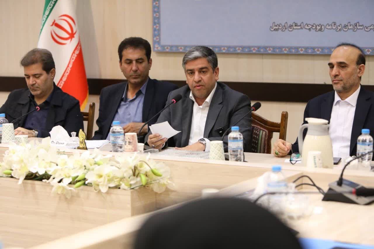 تصویر خبر: رشد دو برابری اعتبارات ملی اردبیل و تأکید بر تسریع جذب منابع عمرانی
