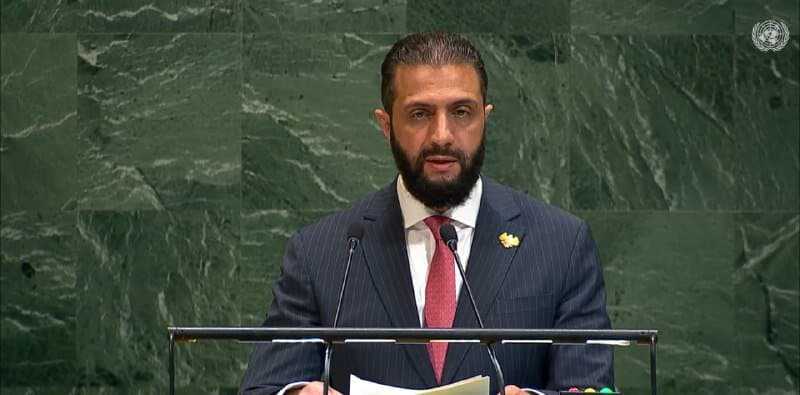 تصویر خبر: الشرع: جولان جزو سوریه باقی می‌ماند اسرائیل باید از اراضی سوریه عقب‌نشینی کند